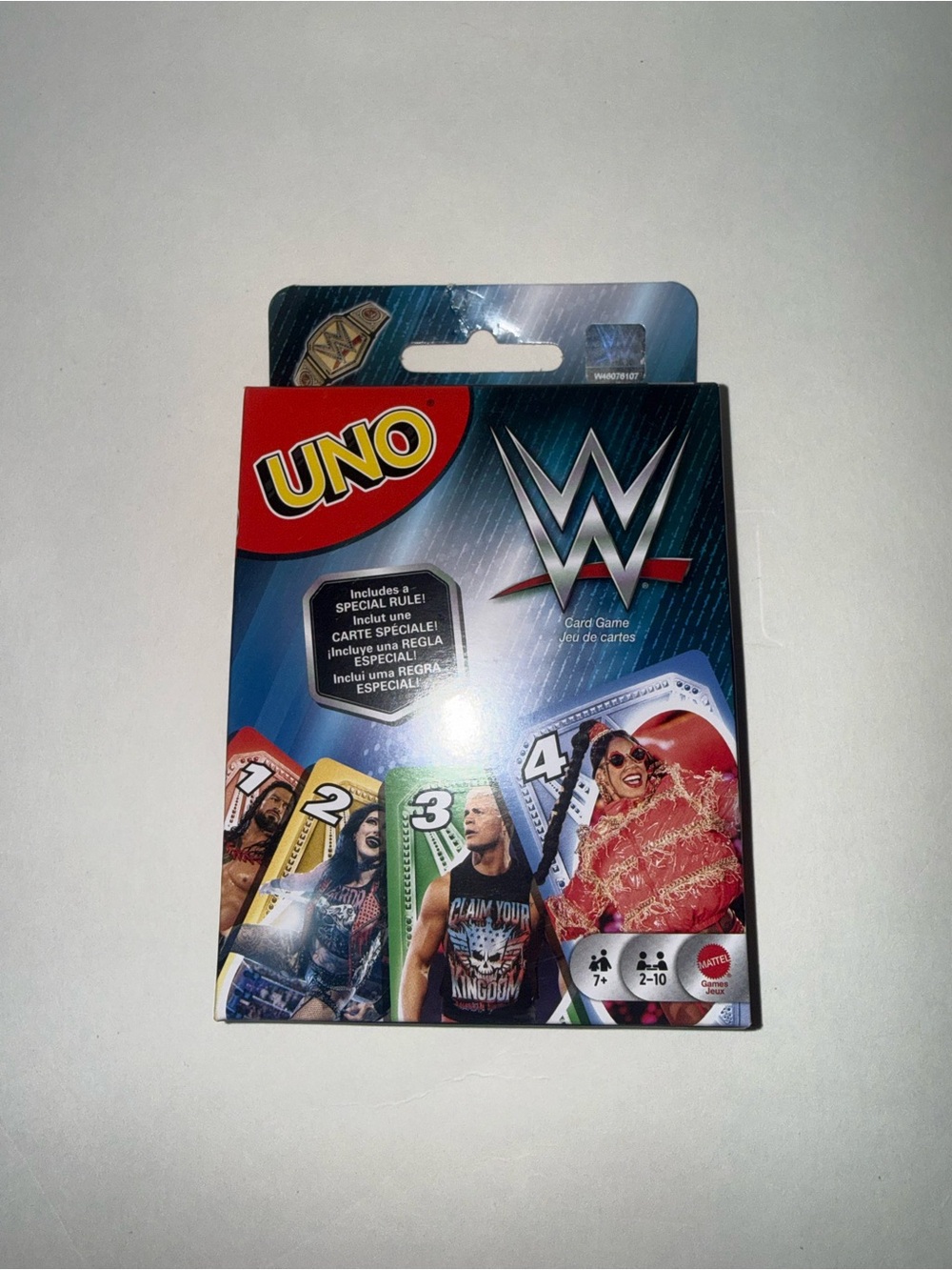 NEW UNO WWE Card Game Mattel Wrestling Edition New Sealed 2026 Roman Reigns Cody